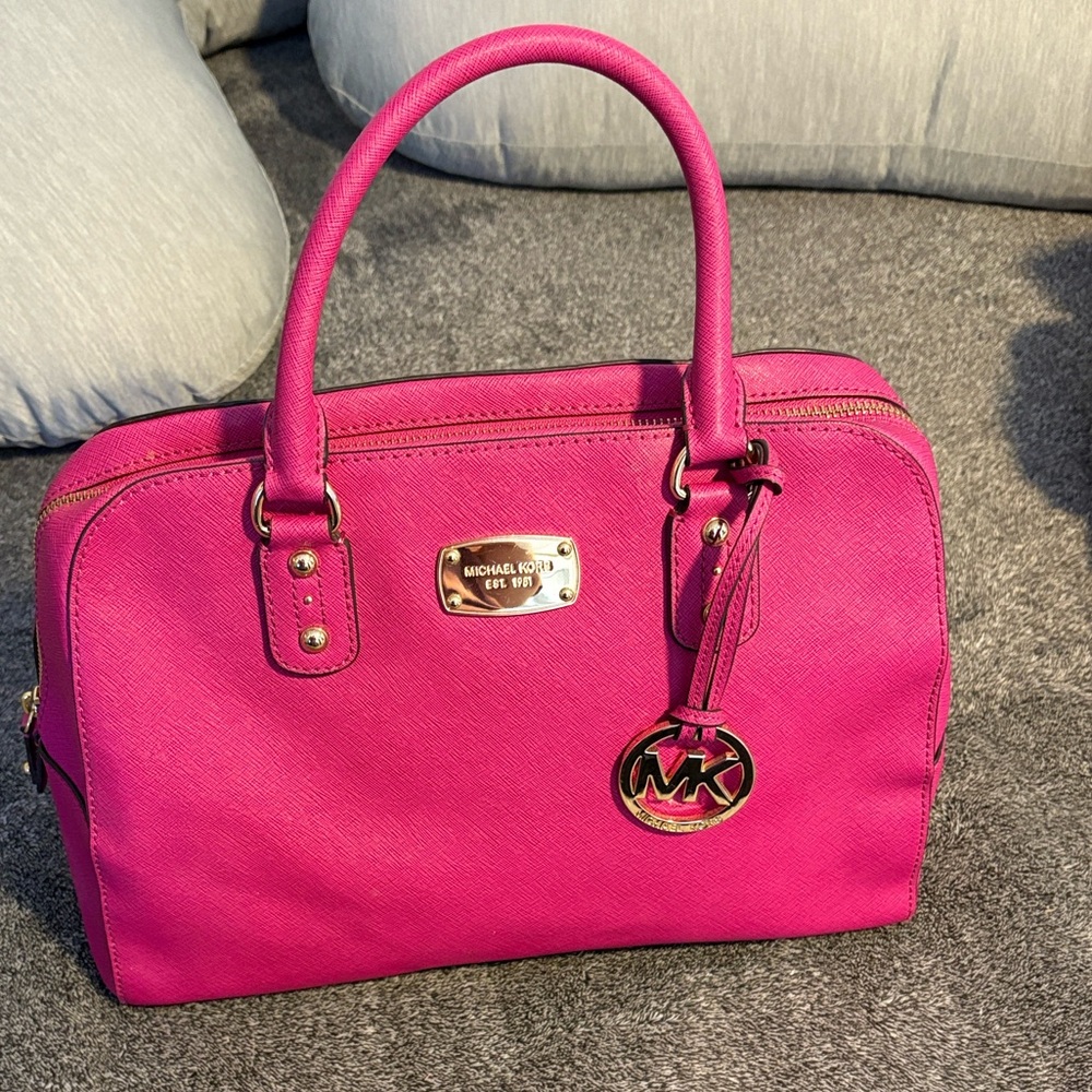 Michael Kors Purse - Fuschia/Pink Handbag